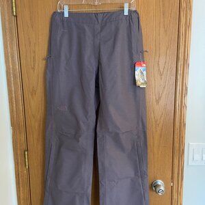North Face Women's Rain Pants, Dusty Purplish Color, Size Medium, NWT